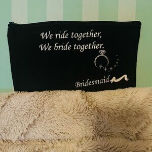 Black Bridesmaid Clutch